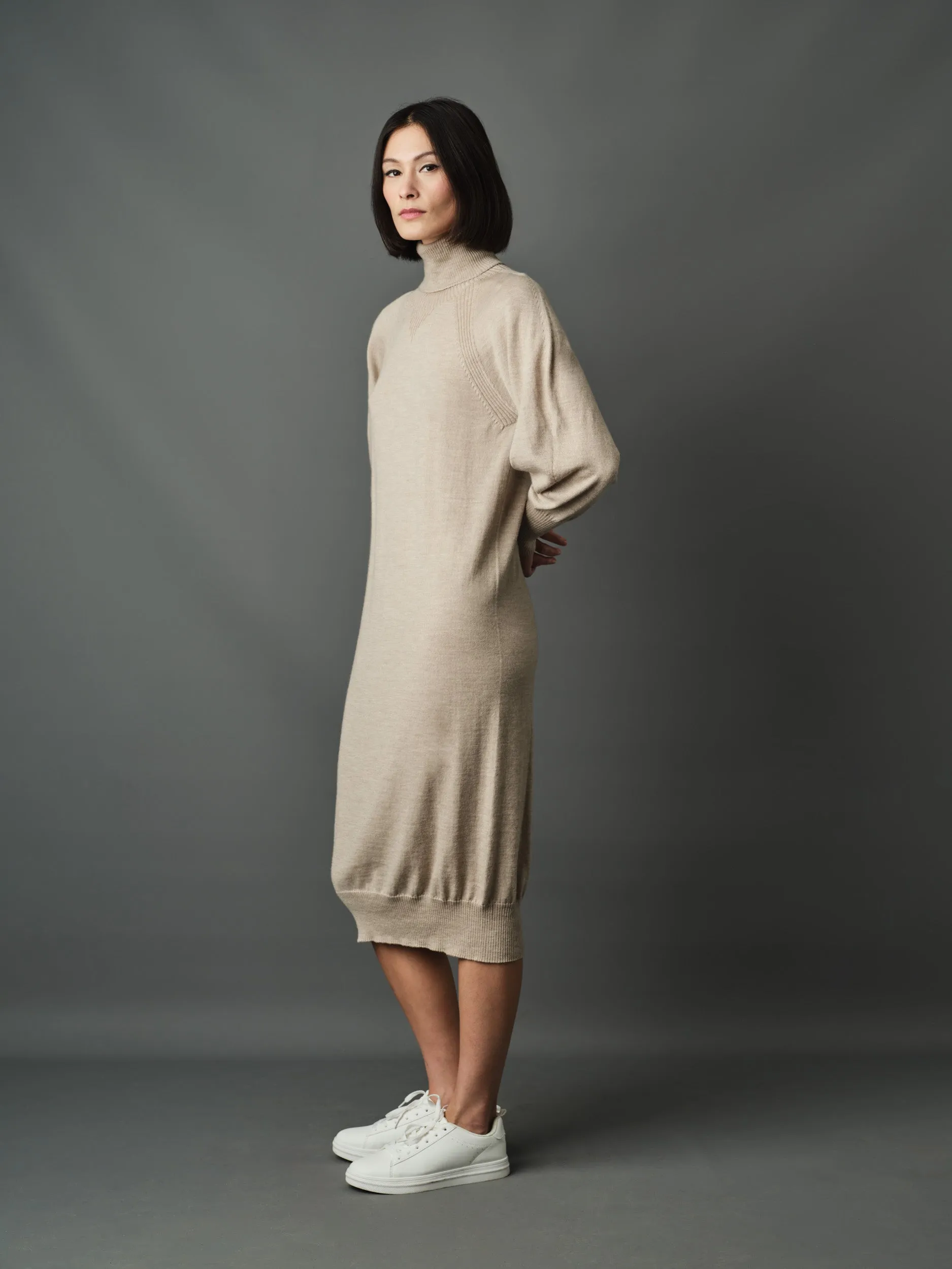 Gaudi Polo Neck Relax Fit Dress