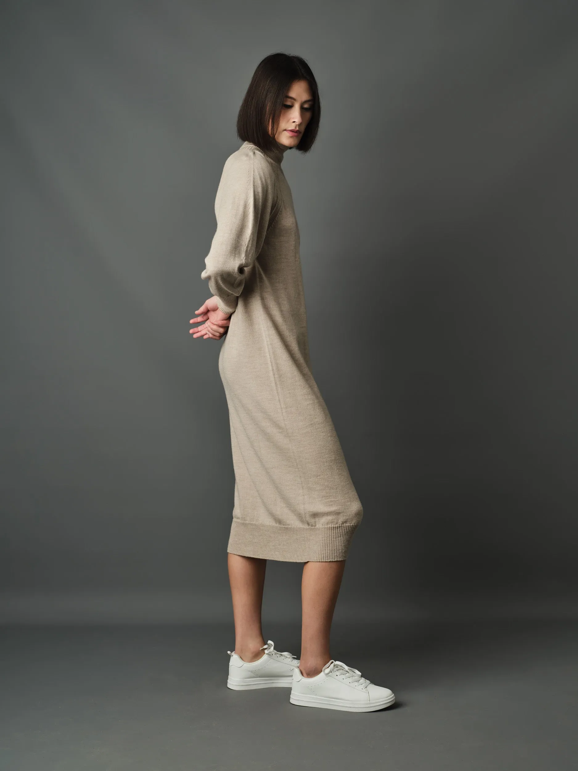 Gaudi Polo Neck Relax Fit Dress