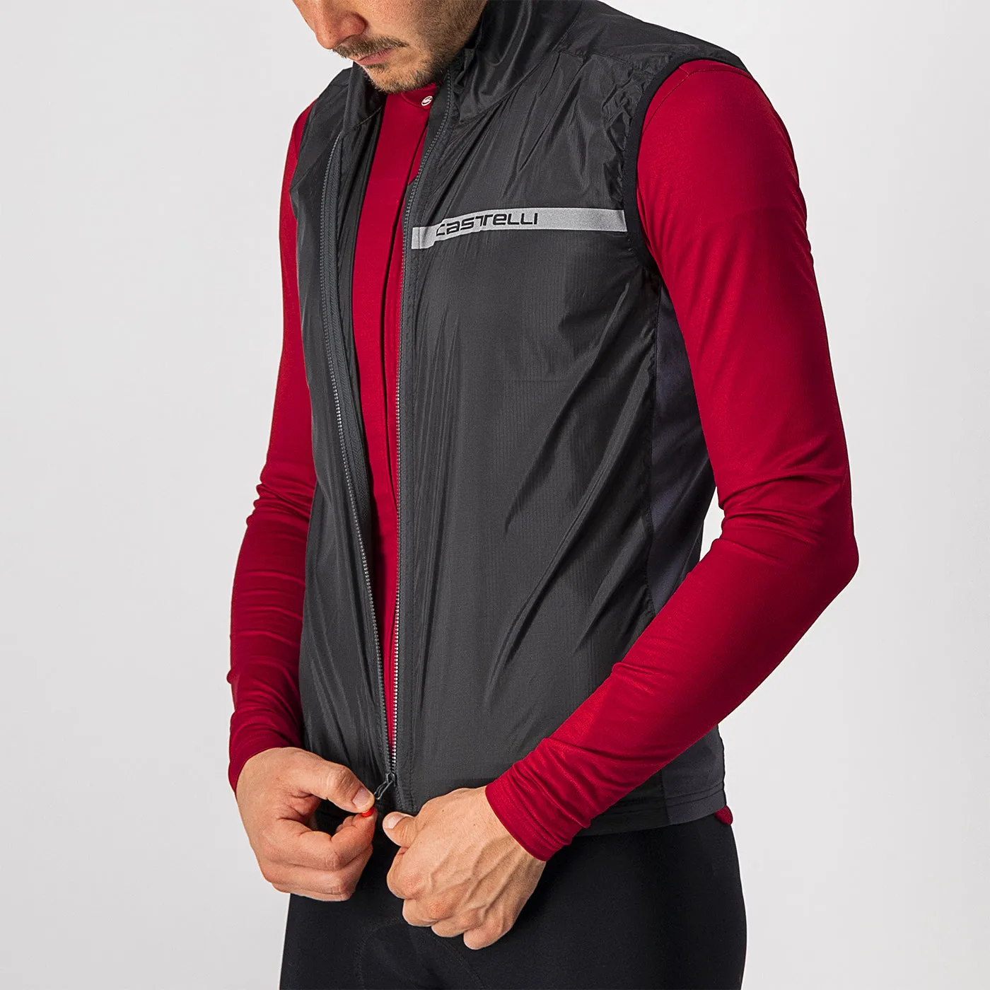 Gilet Castelli Squadra Stretch - Nero