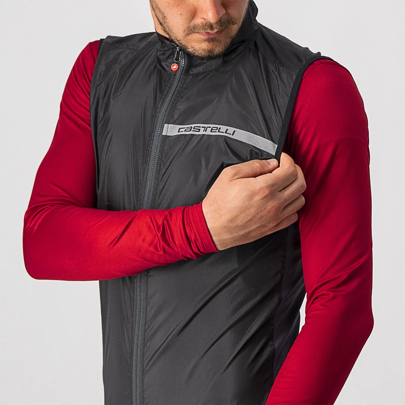 Gilet Castelli Squadra Stretch - Nero