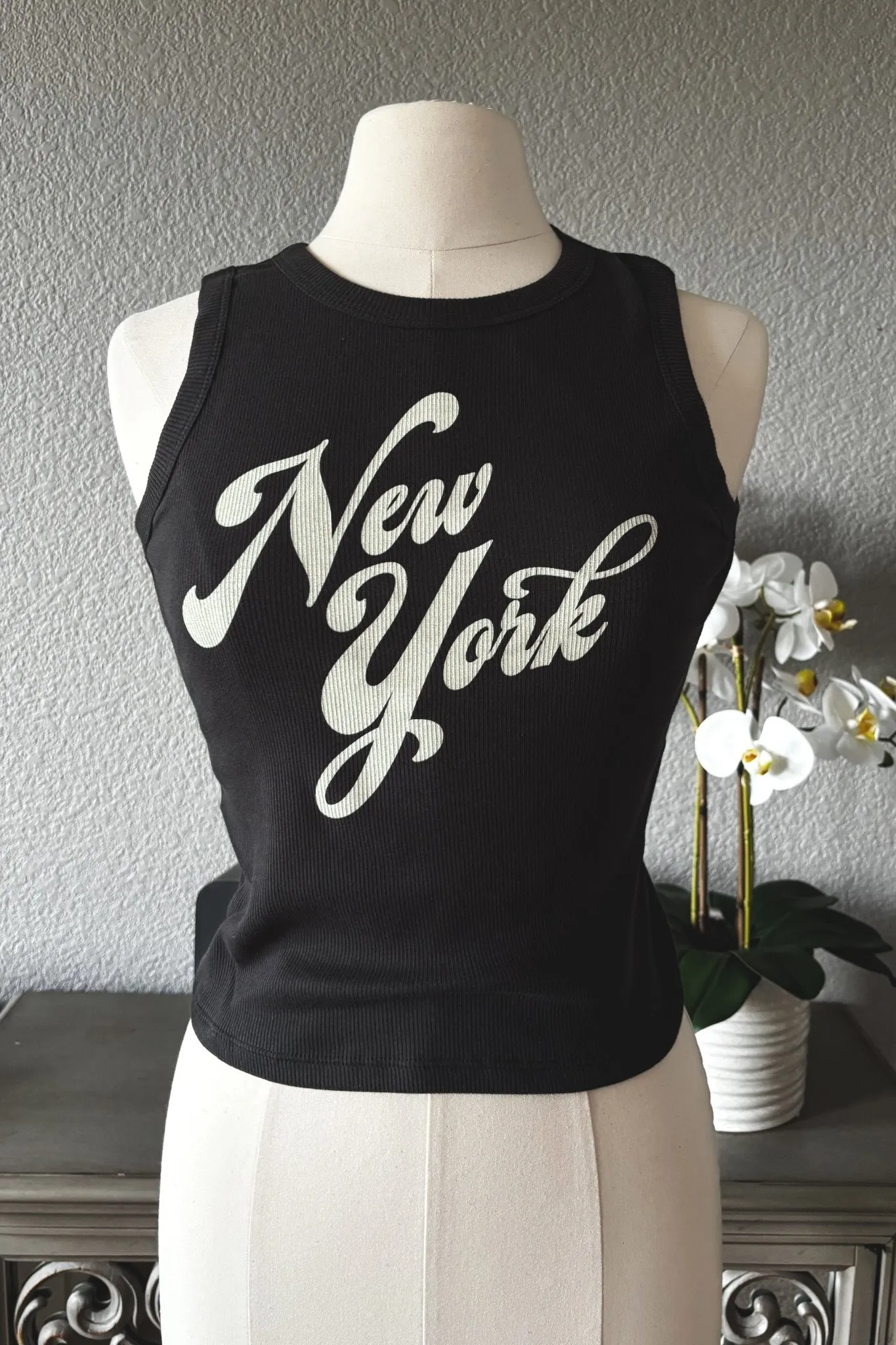 Girl Dangerous | Women's New York Tank Top | Rib Knit | Black