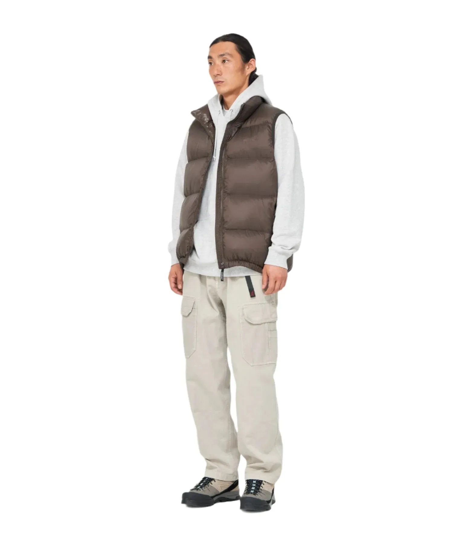 Gramicci Down Puffer Vest / DARK BROWN