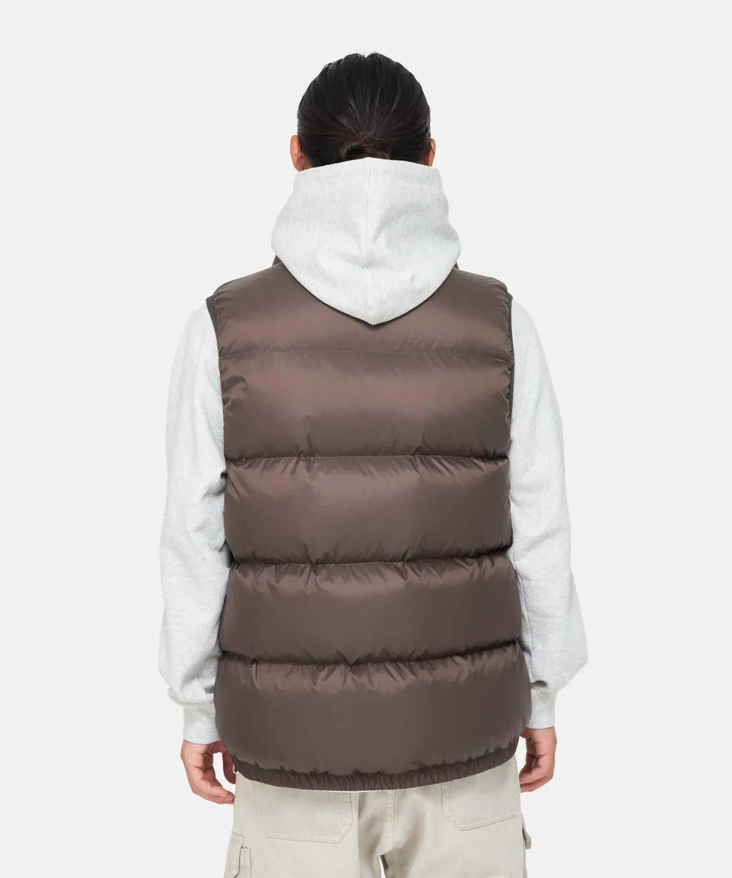 Gramicci Down Puffer Vest / DARK BROWN