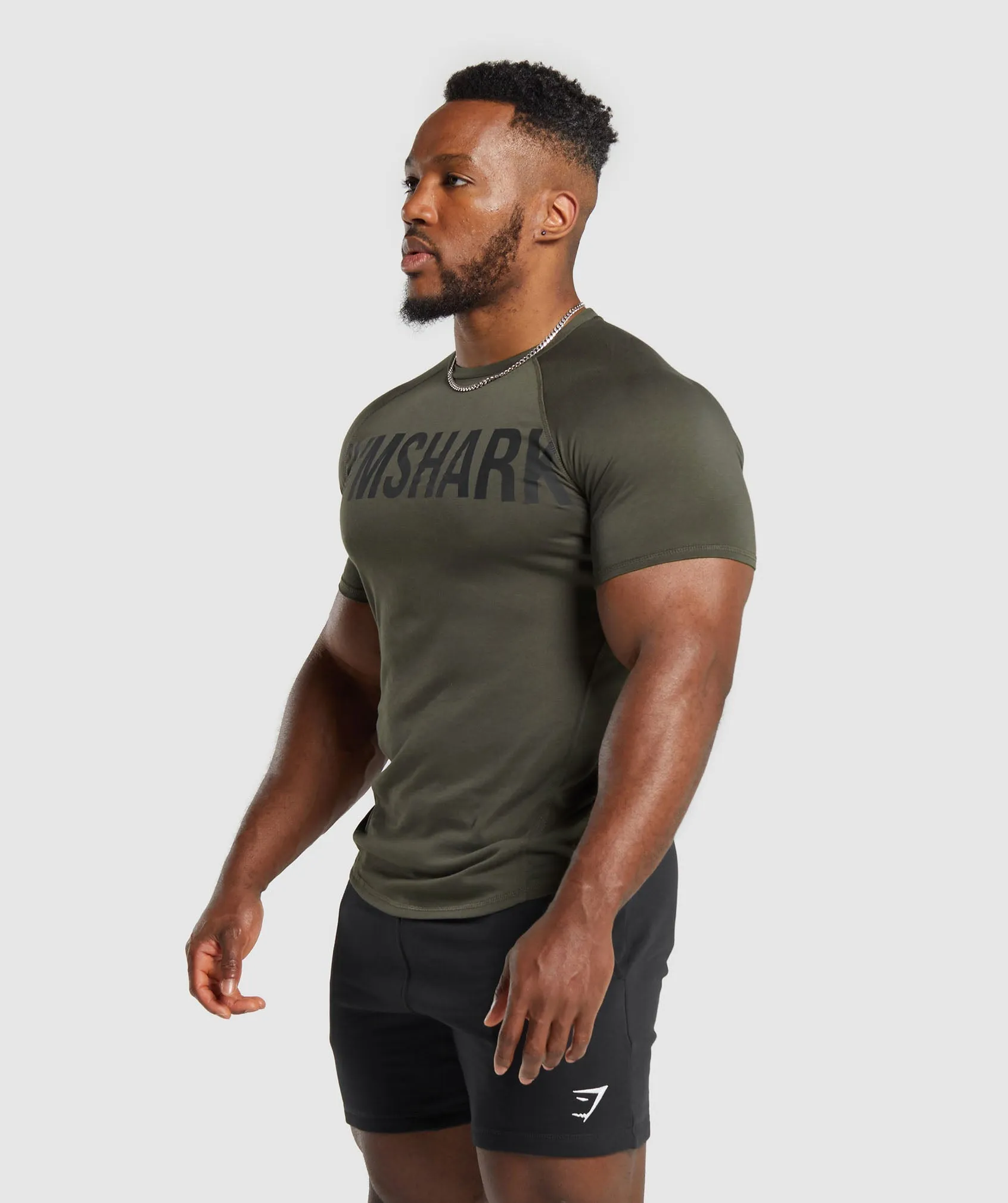 Gymshark Impact Muscle T-Shirt - Strength Green