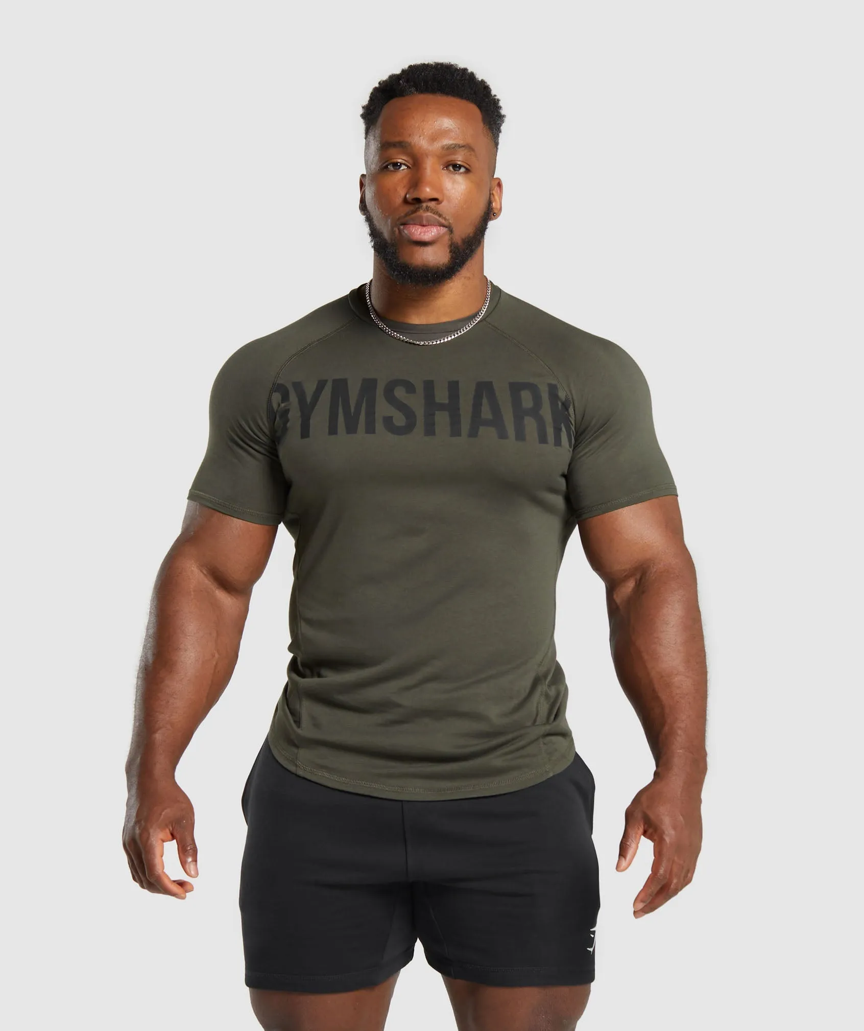 Gymshark Impact Muscle T-Shirt - Strength Green