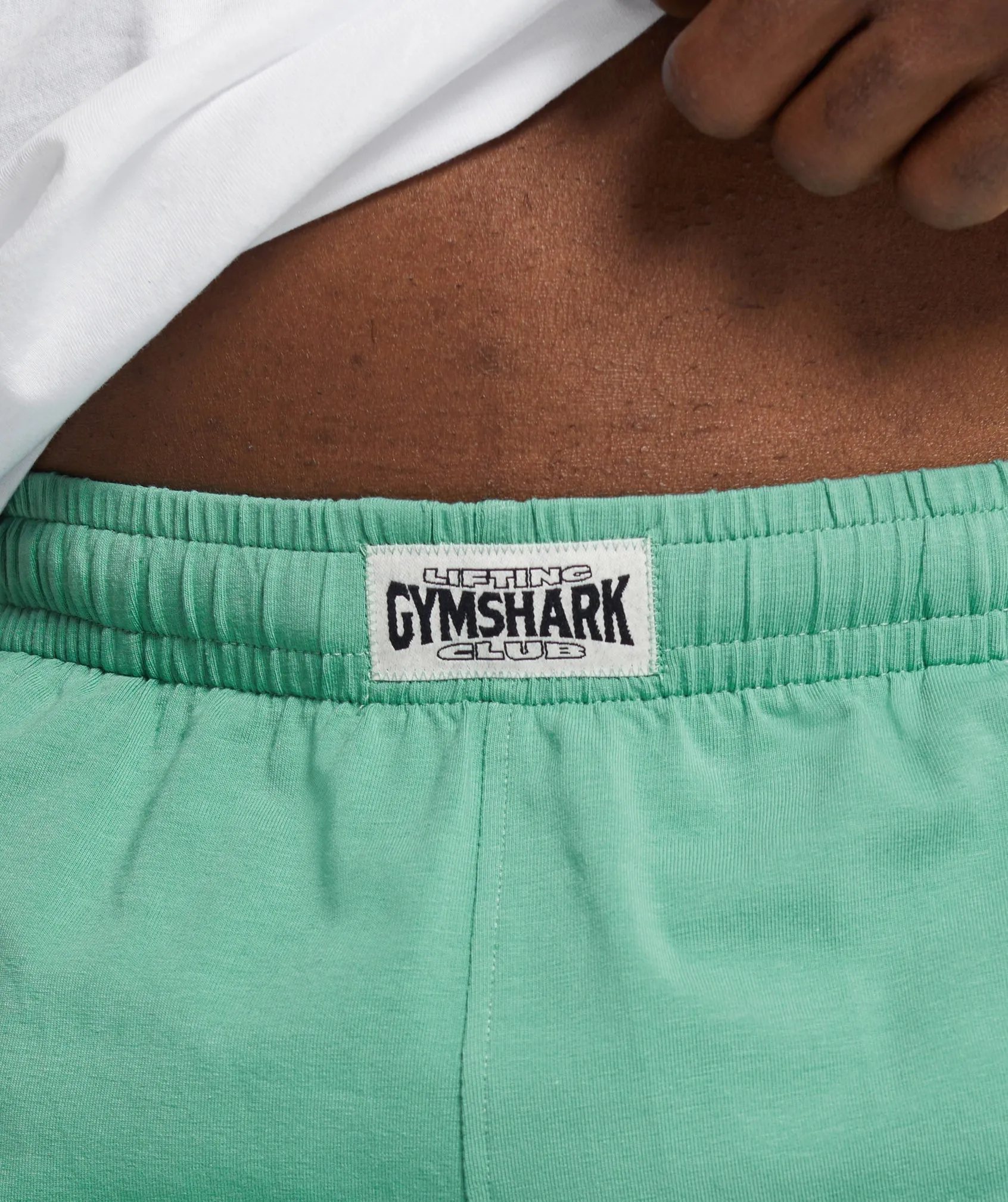 Gymshark Lightweight Jersey Shorts - Lagoon Green