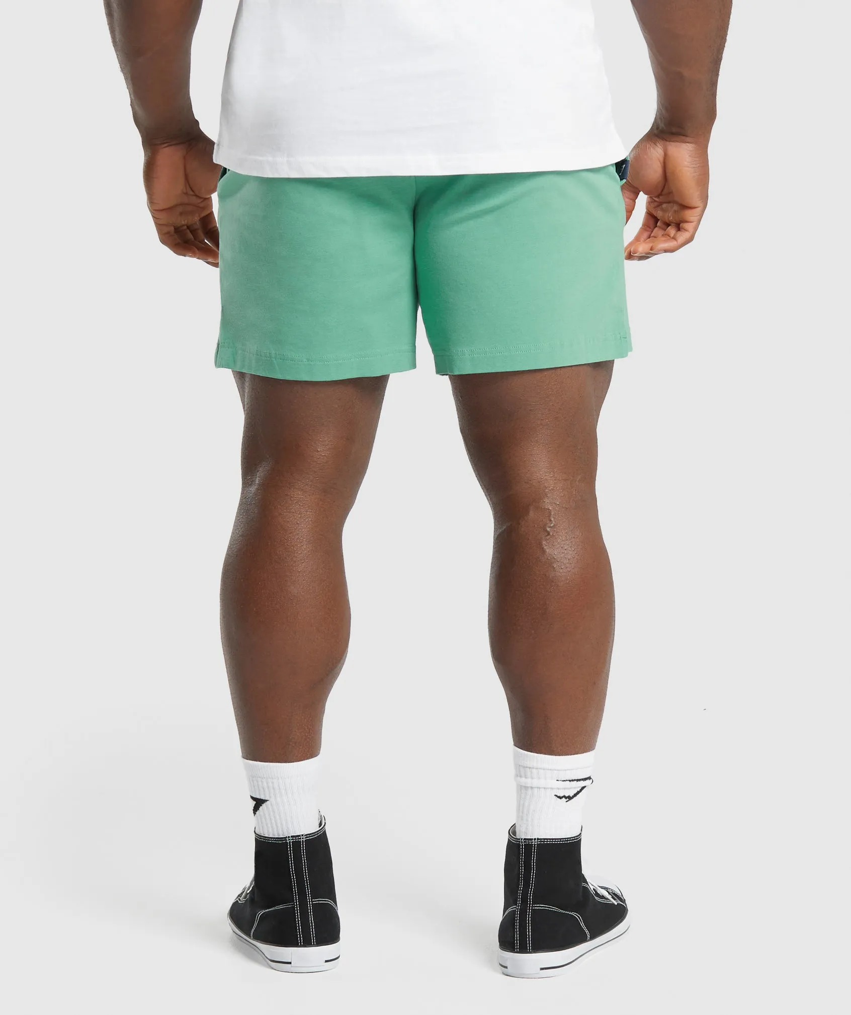 Gymshark Lightweight Jersey Shorts - Lagoon Green