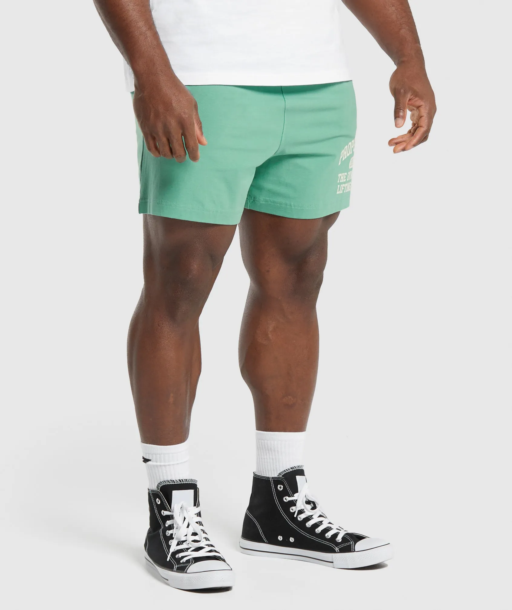 Gymshark Lightweight Jersey Shorts - Lagoon Green