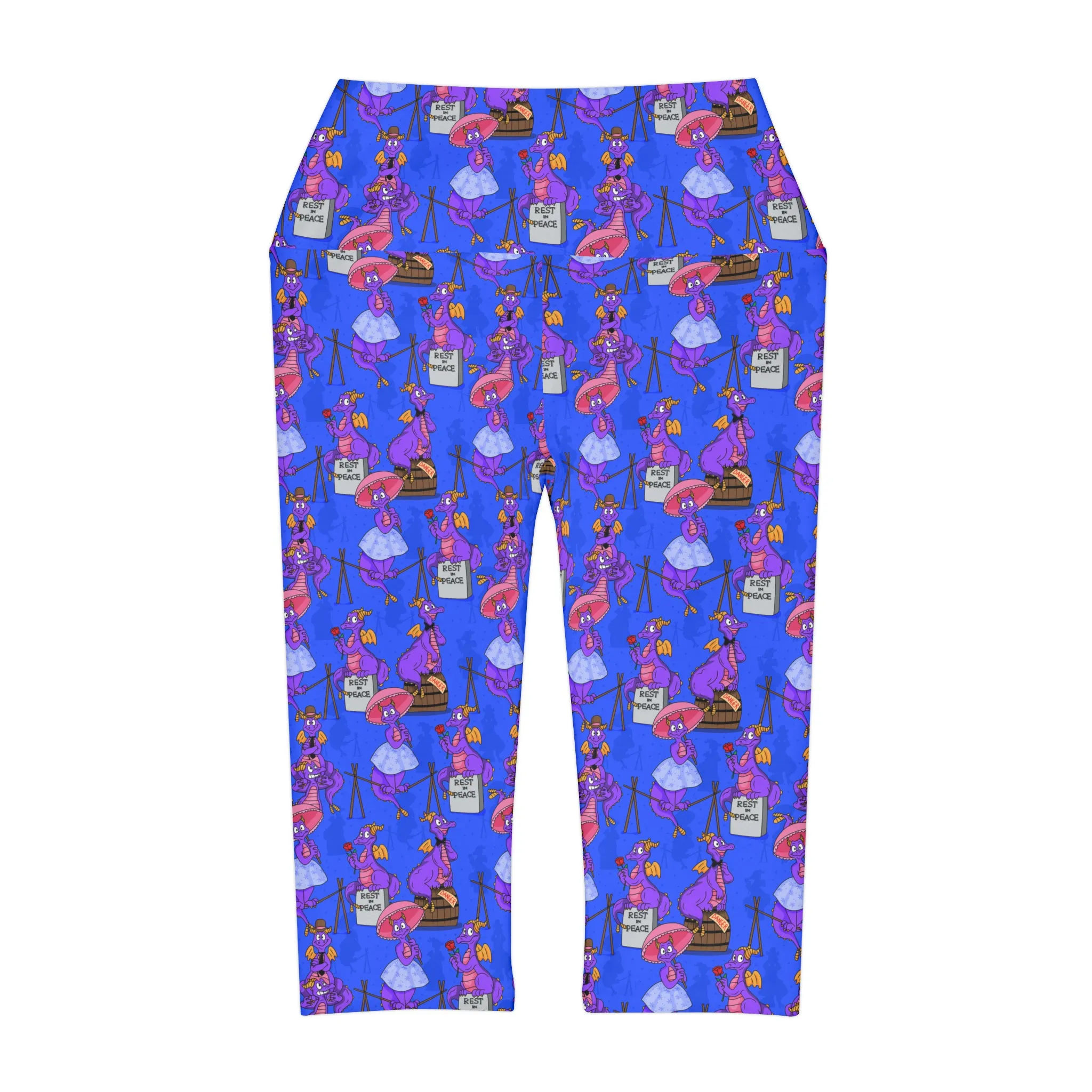 Haunted Mansion Figment Athletic Capri Leggings