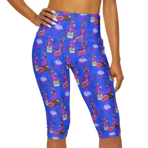 Haunted Mansion Figment Athletic Capri Leggings