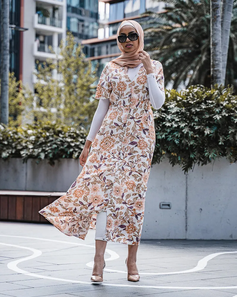 Iris Floral Maxi