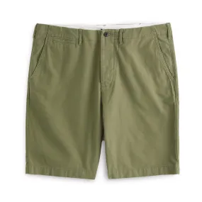 J. Peterman Men's Modern Fit Field Shorts in Olive and Navy