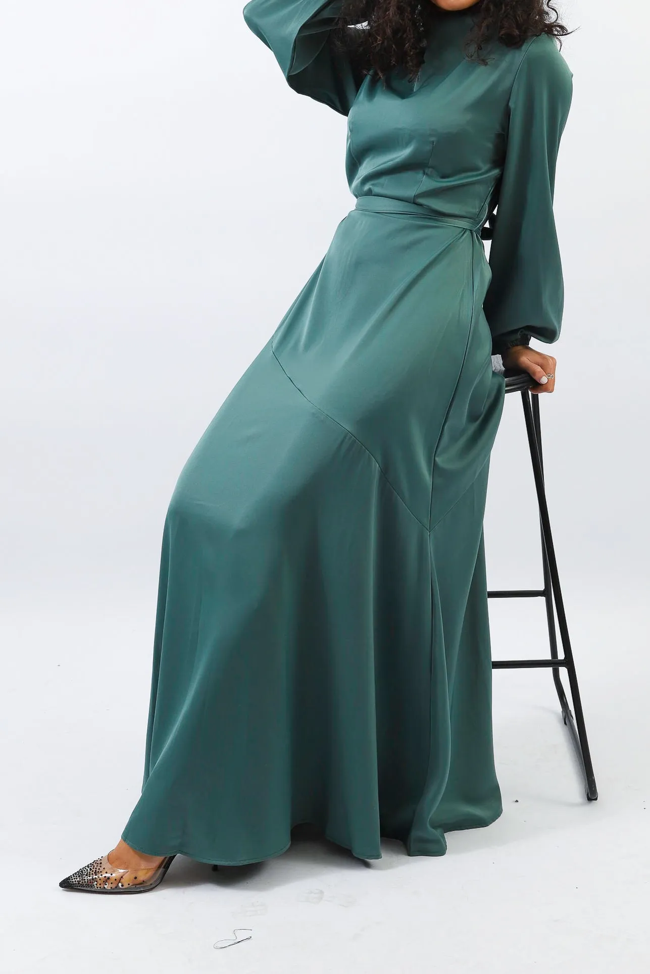 Jaya Satin Maxi Dress