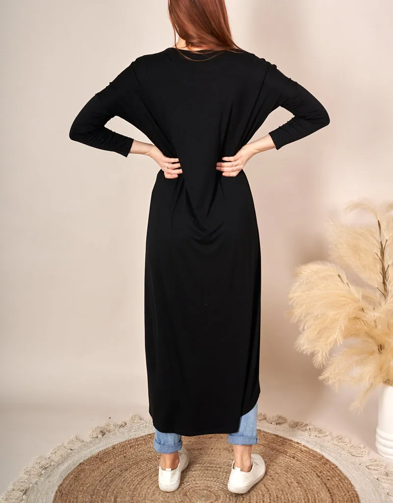 Jersey Crossover Maxi Dress