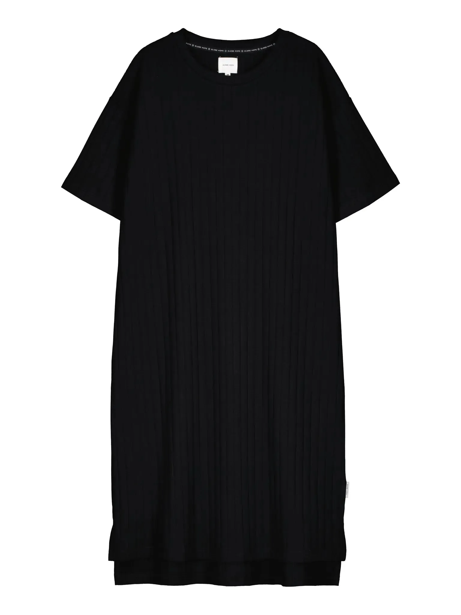 Karento T-Shirt Rib Dress Black