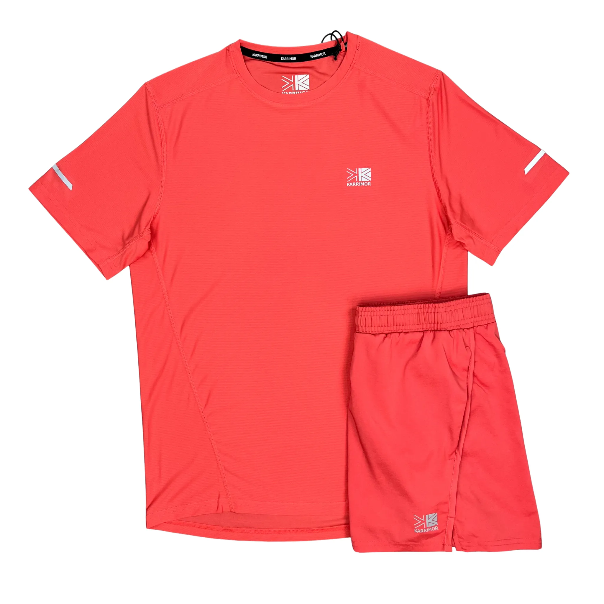 Karrimor Run T-Shirt / Shorts Set - Adobe Red