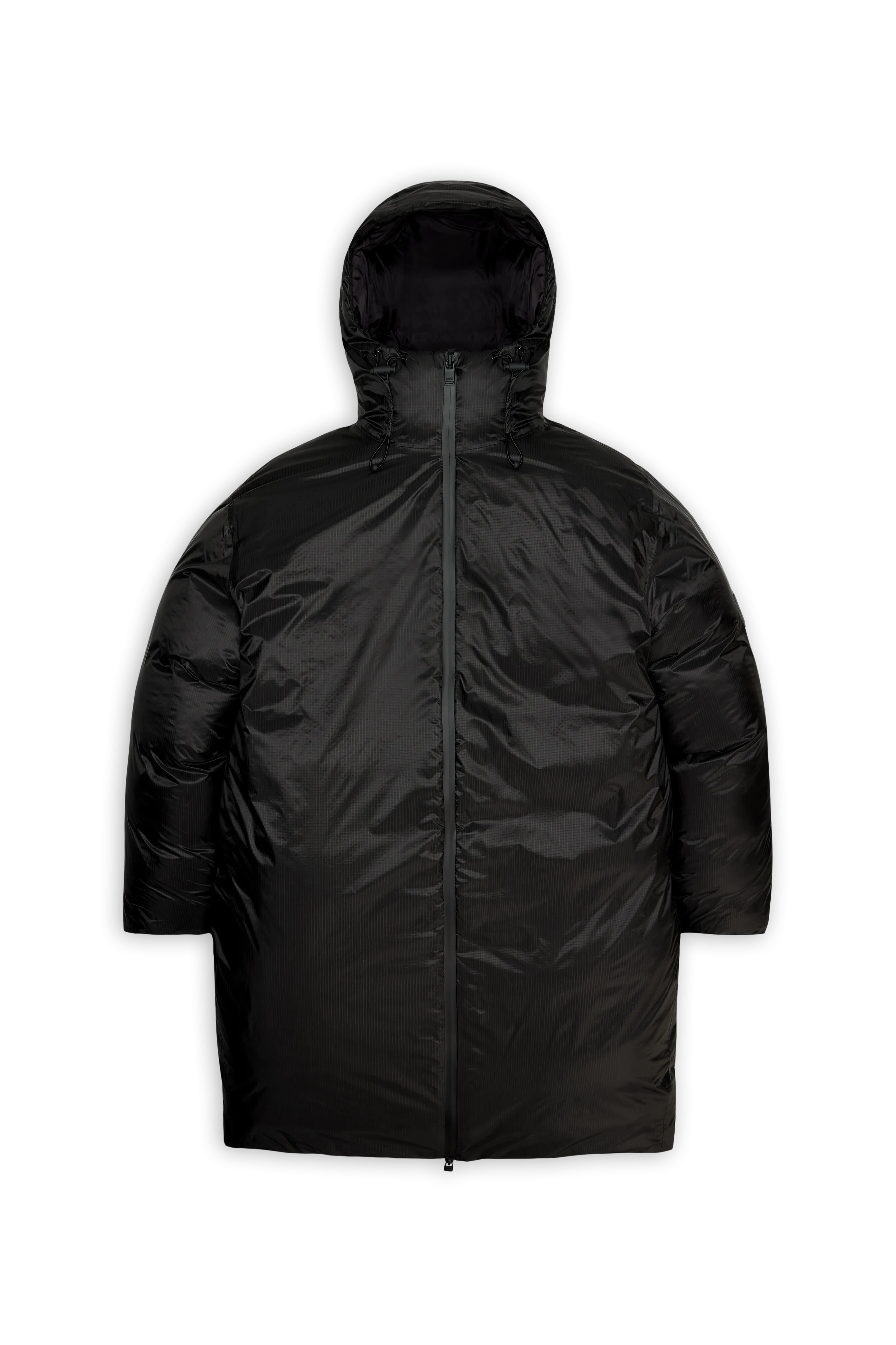 Kevo Long Puffer Jacket - Black