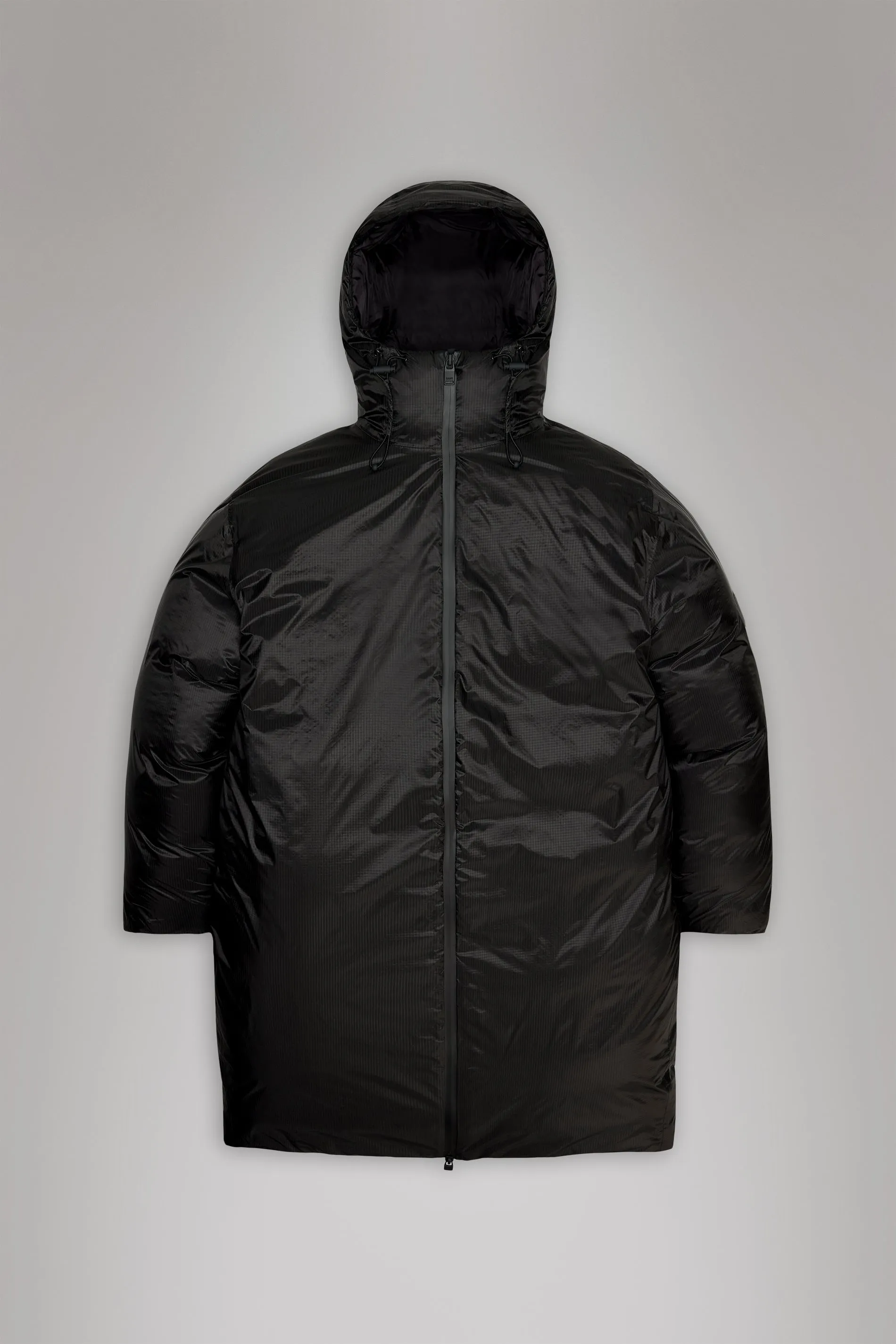 Kevo Long Puffer Jacket - Black