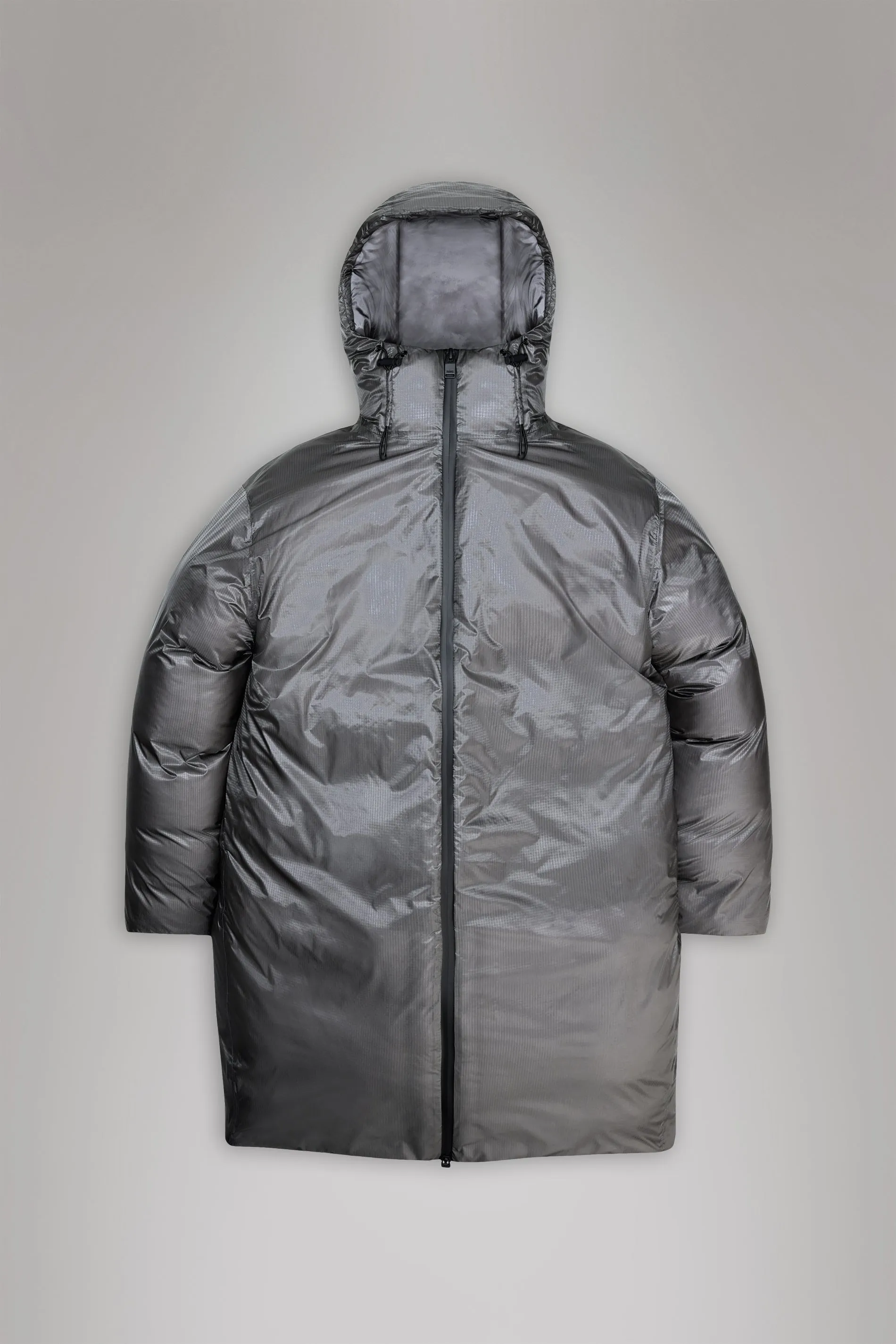 Kevo Long Puffer Jacket - Grey