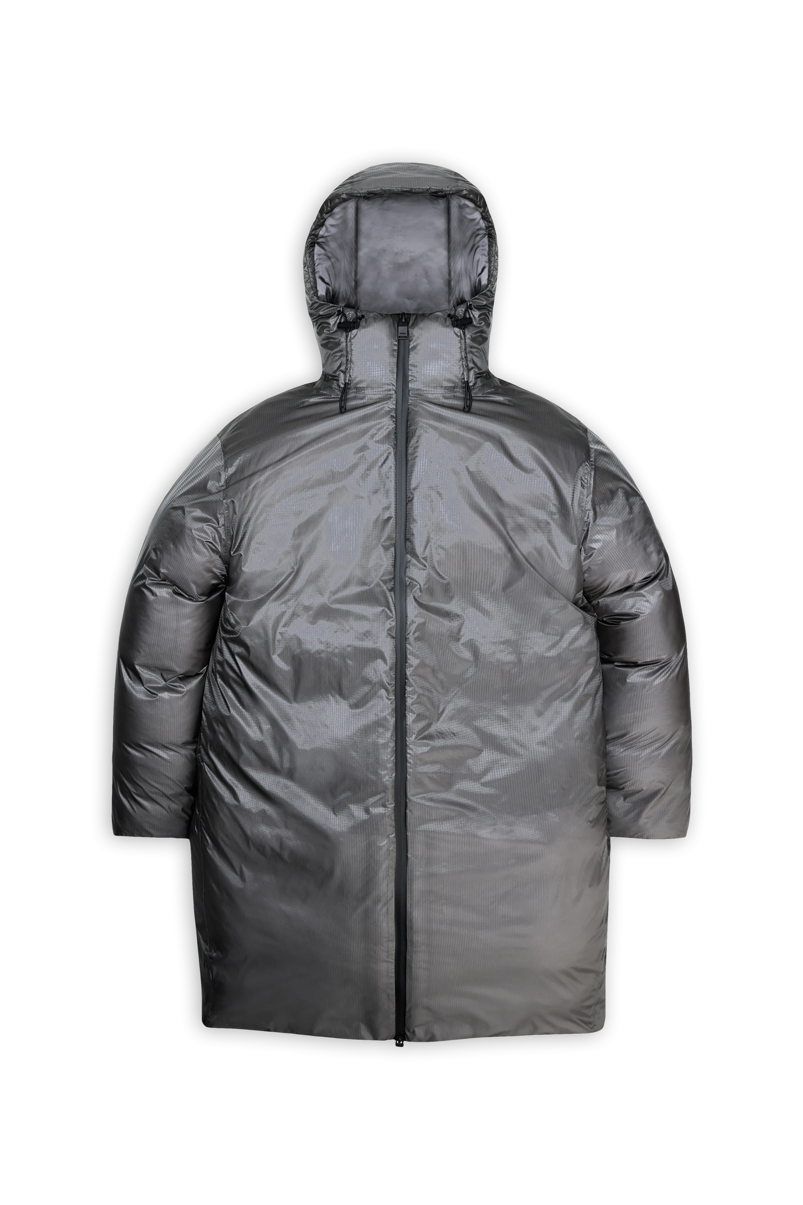 Kevo Long Puffer Jacket - Grey