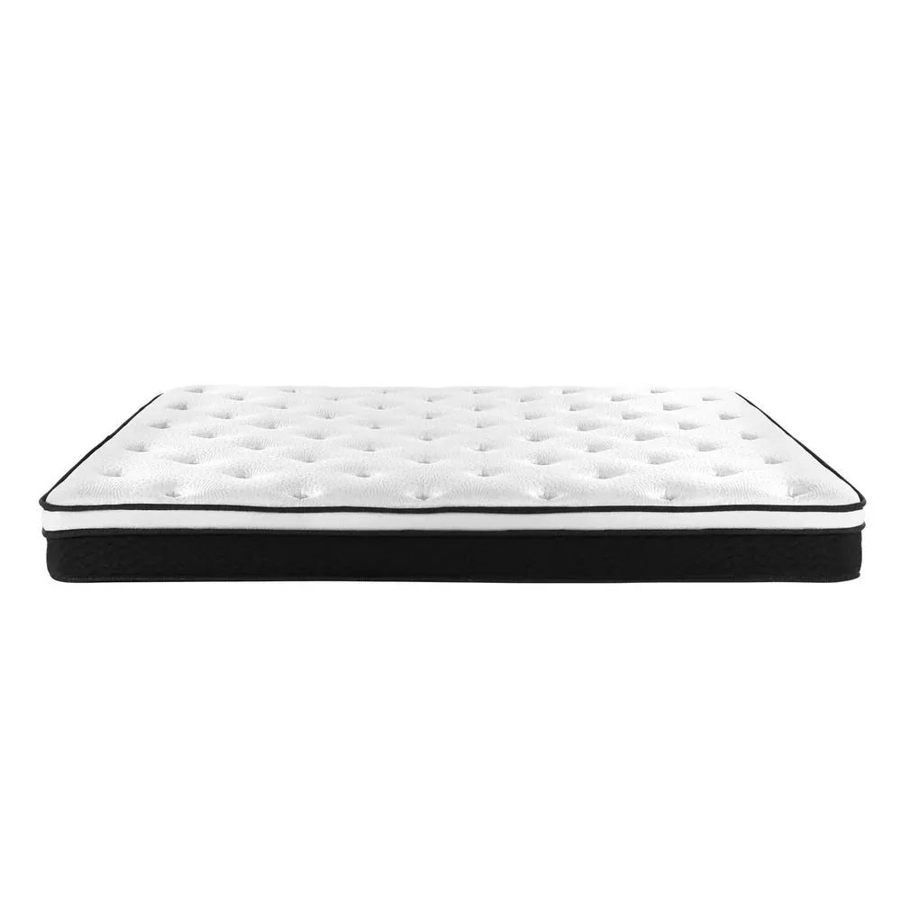 King Package | Albany Boucle Bed Frame & Bonita Euro Top Mattress (Medium Firm)