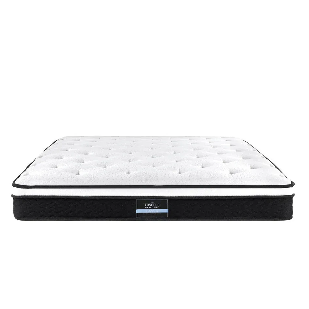 King Package | Albany Boucle Bed Frame & Bonita Euro Top Mattress (Medium Firm)