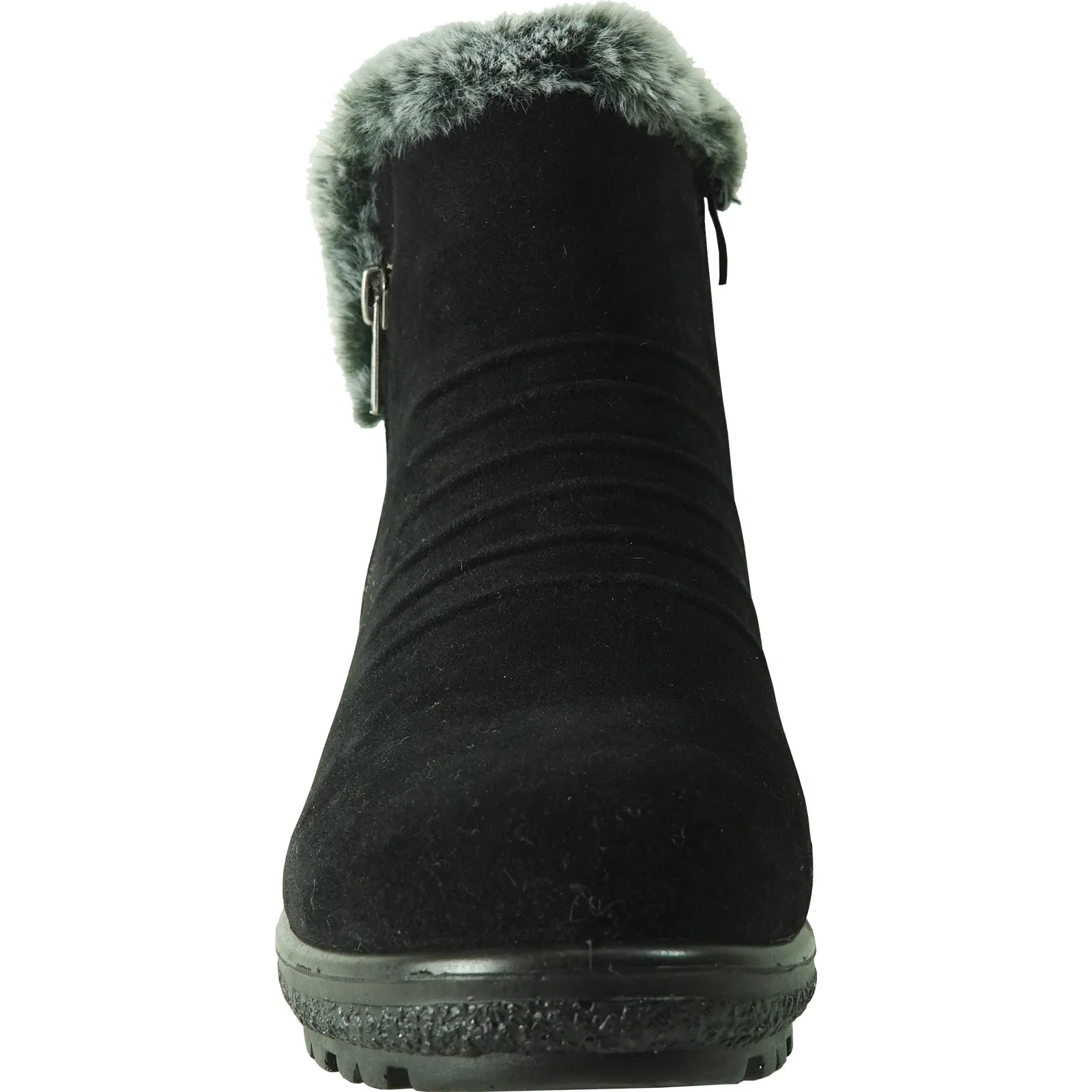 KOZI Canada Women Boot OY2551 Ankle Winter Fur Casual Boot Black