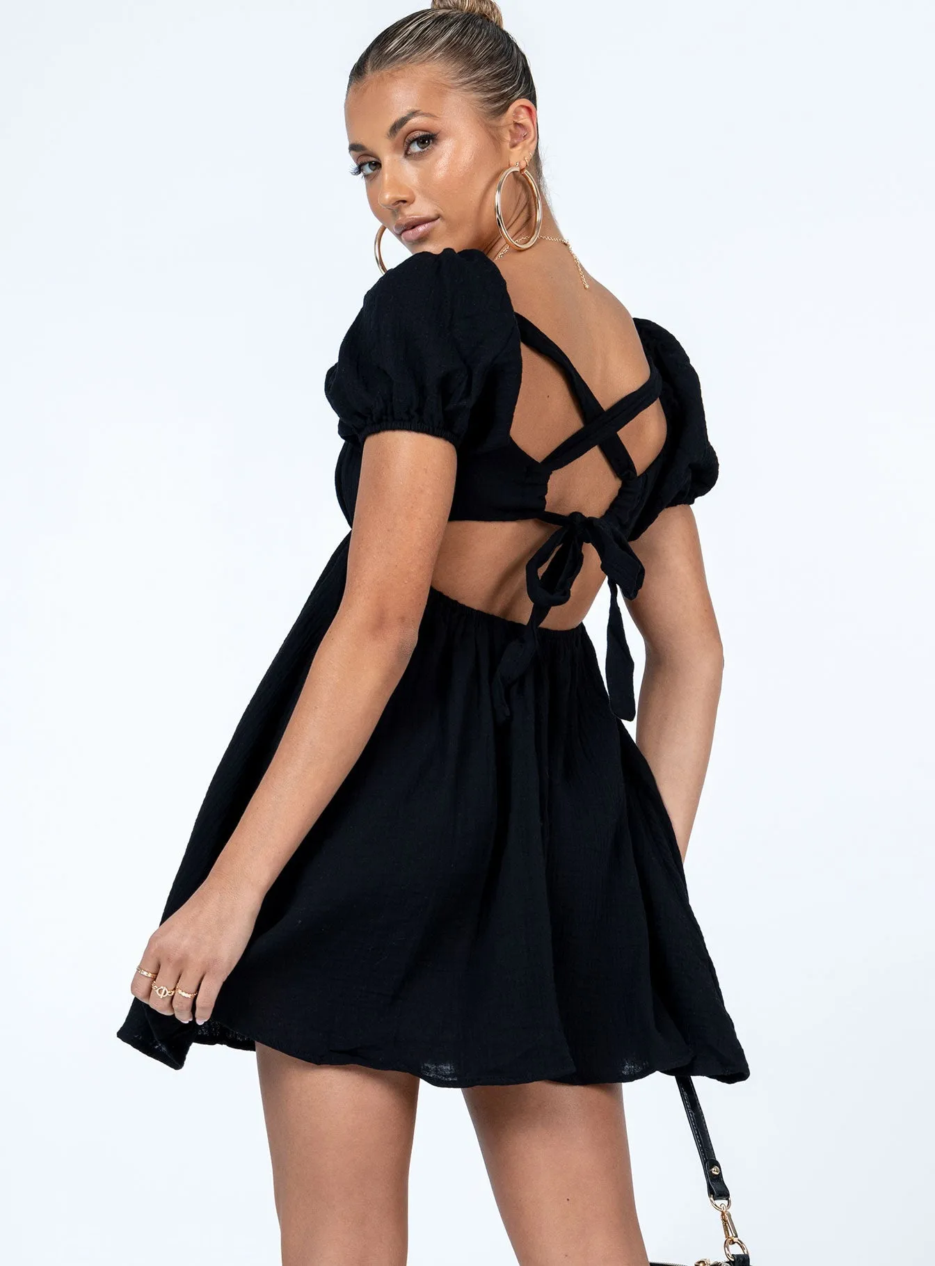 Let's Dance Mini Dress Black