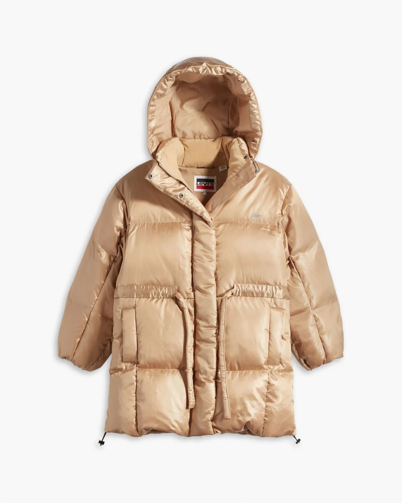 Levi's® Womens Pillow Bubble Mid Puffer Jacket - Travertine