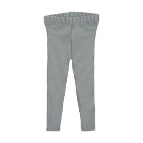 Lil Legs Light Blue Knit Leggings