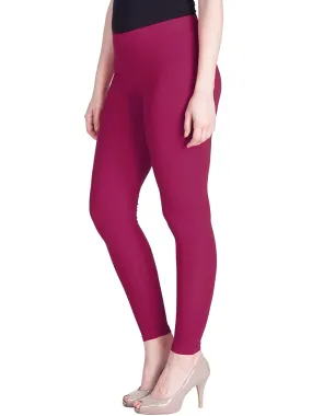 Lux Lyra Ankle Length Pink Leggings free Size for Woman