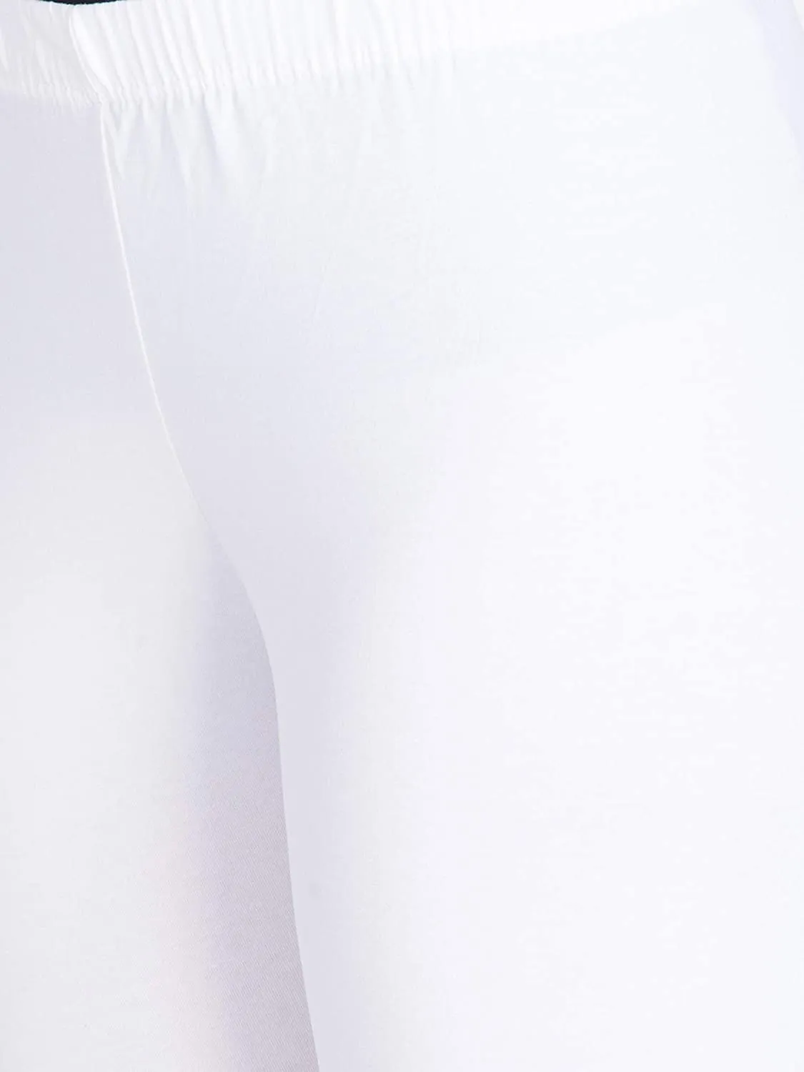 Lux Lyra Ankle Length White Leggings free Size for Ladies