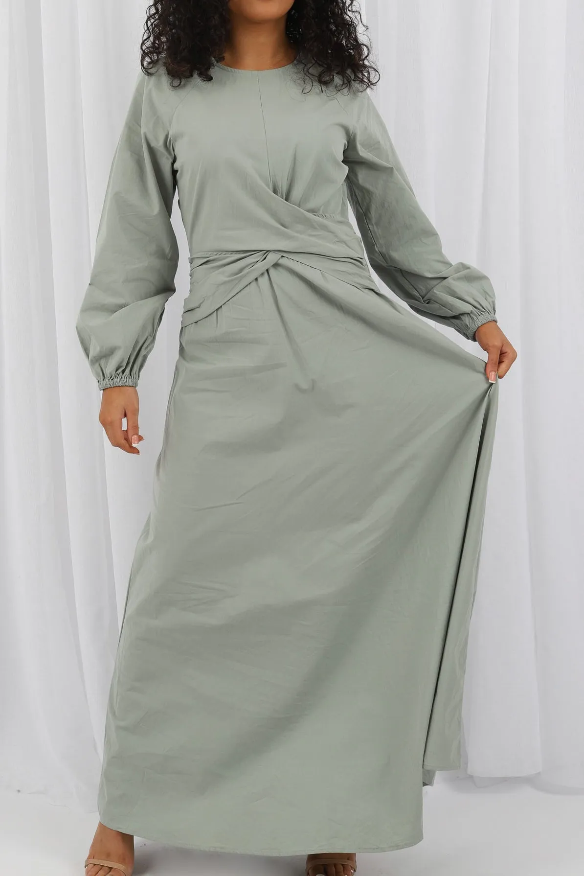 Lydia Cross Front Maxi Dress