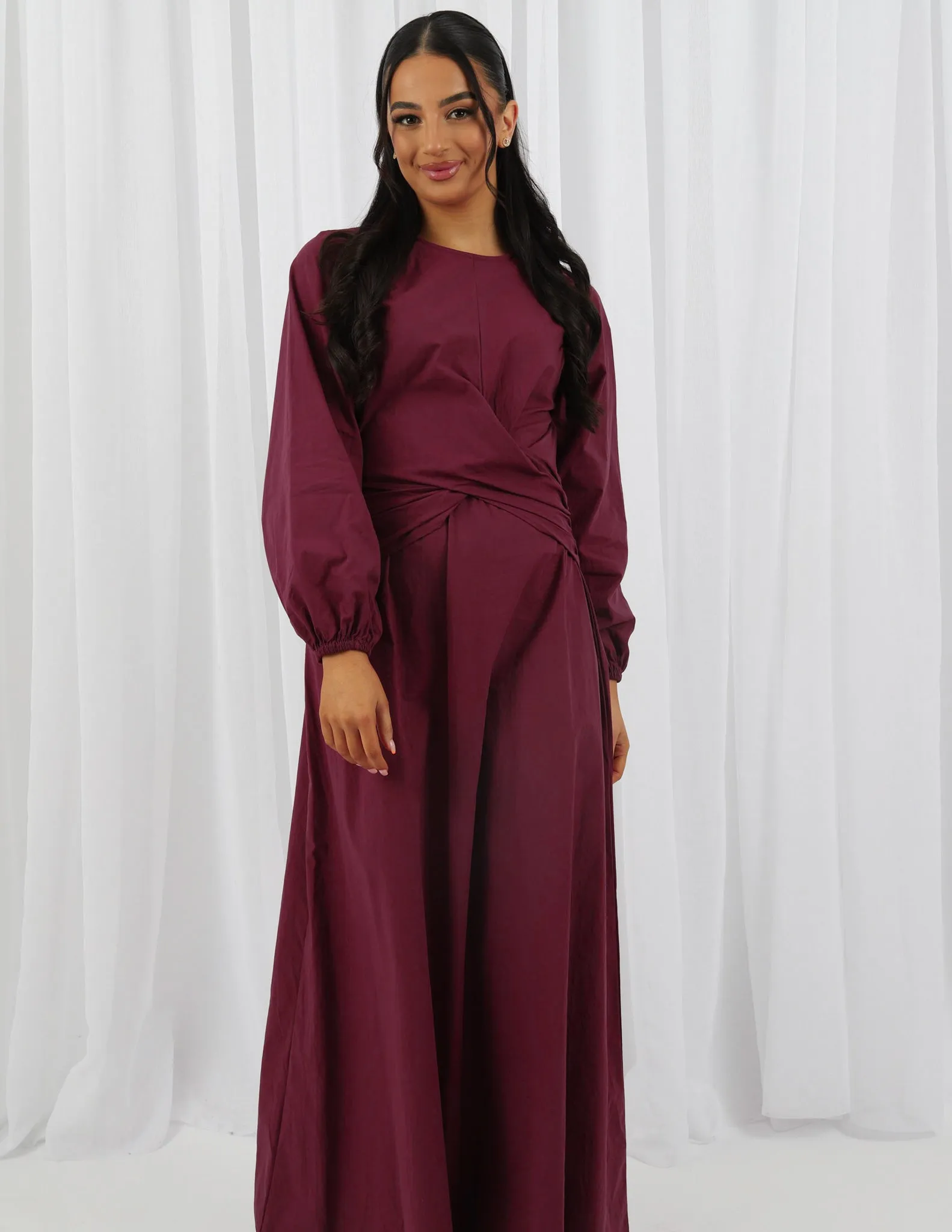 Lydia Cross Front Maxi Dress