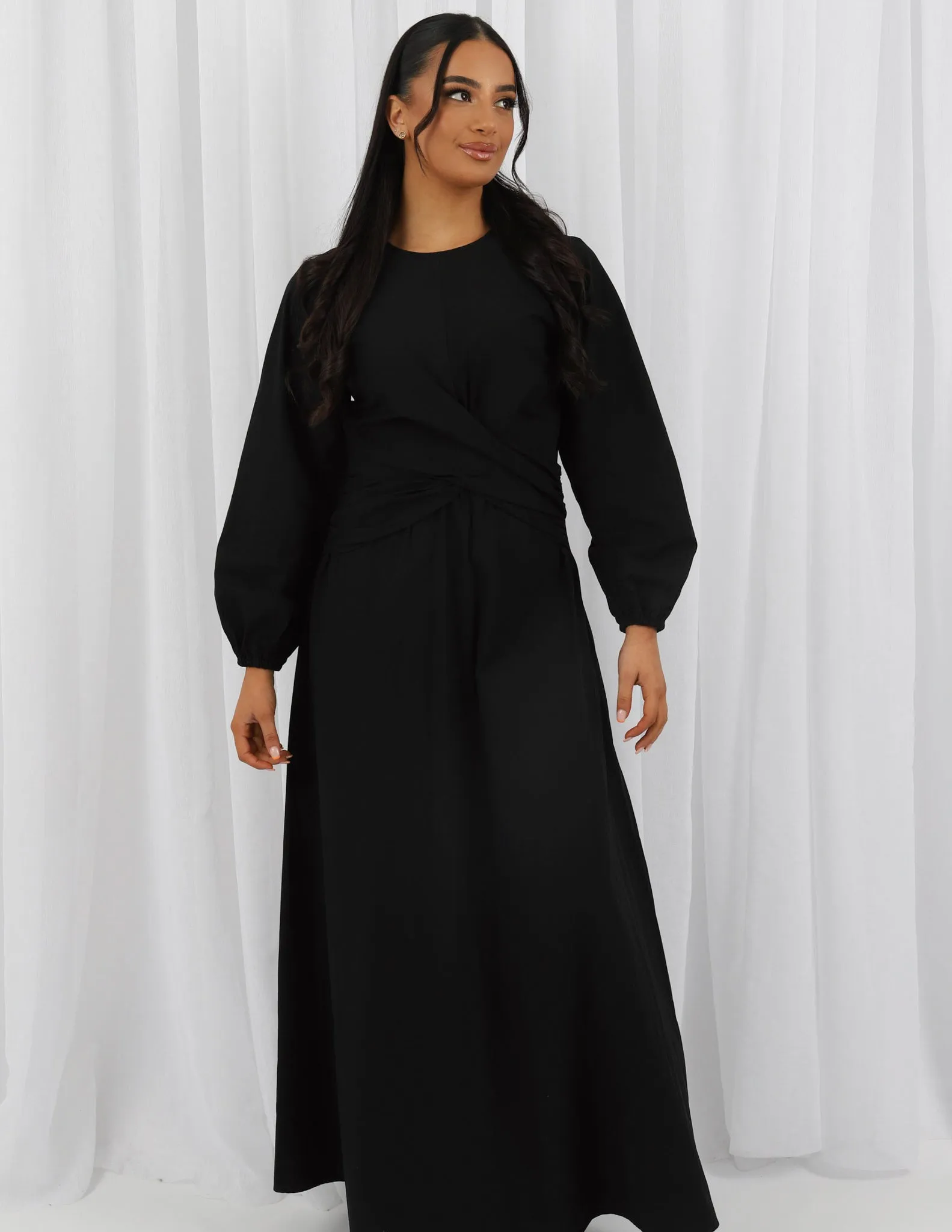 Lydia Cross Front Maxi Dress