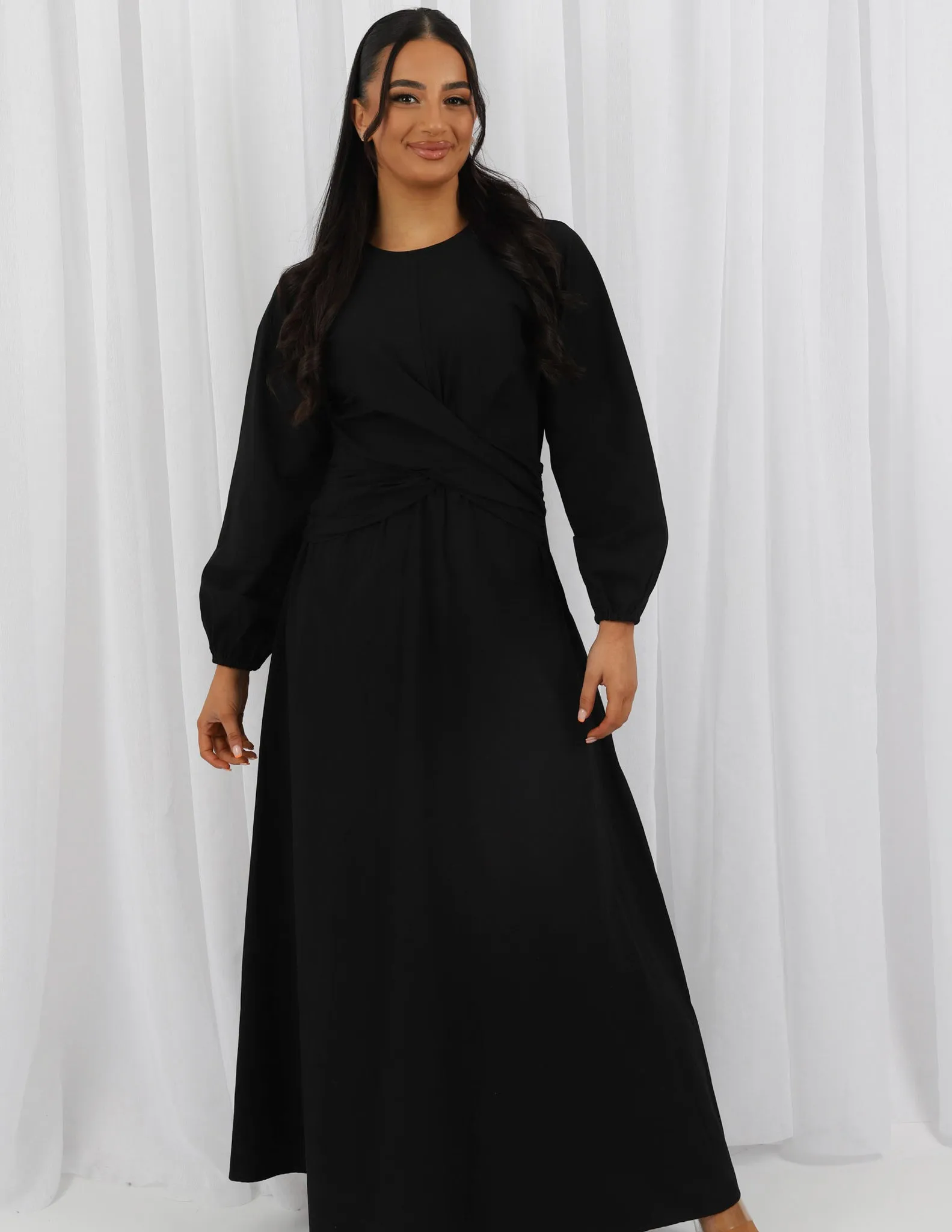 Lydia Cross Front Maxi Dress