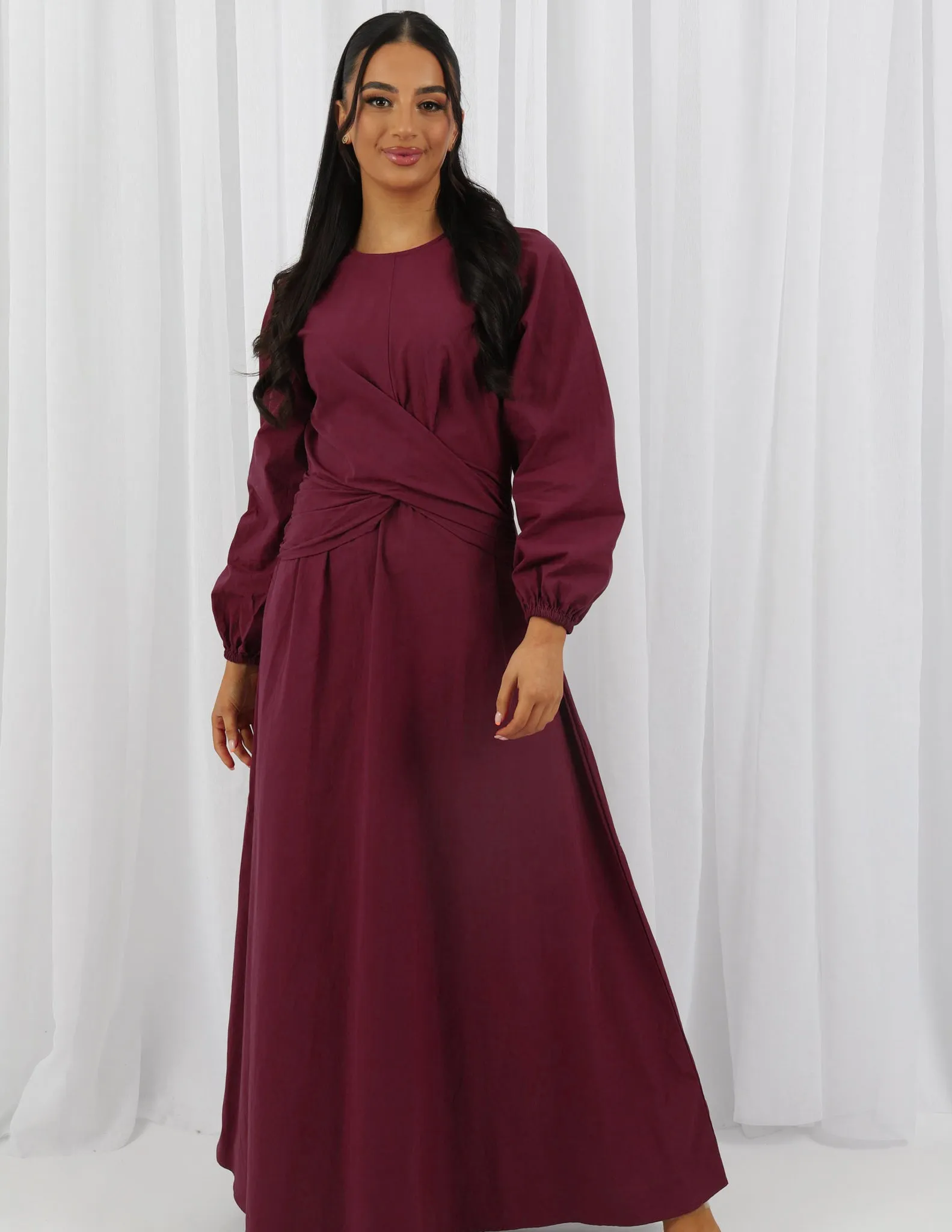 Lydia Cross Front Maxi Dress