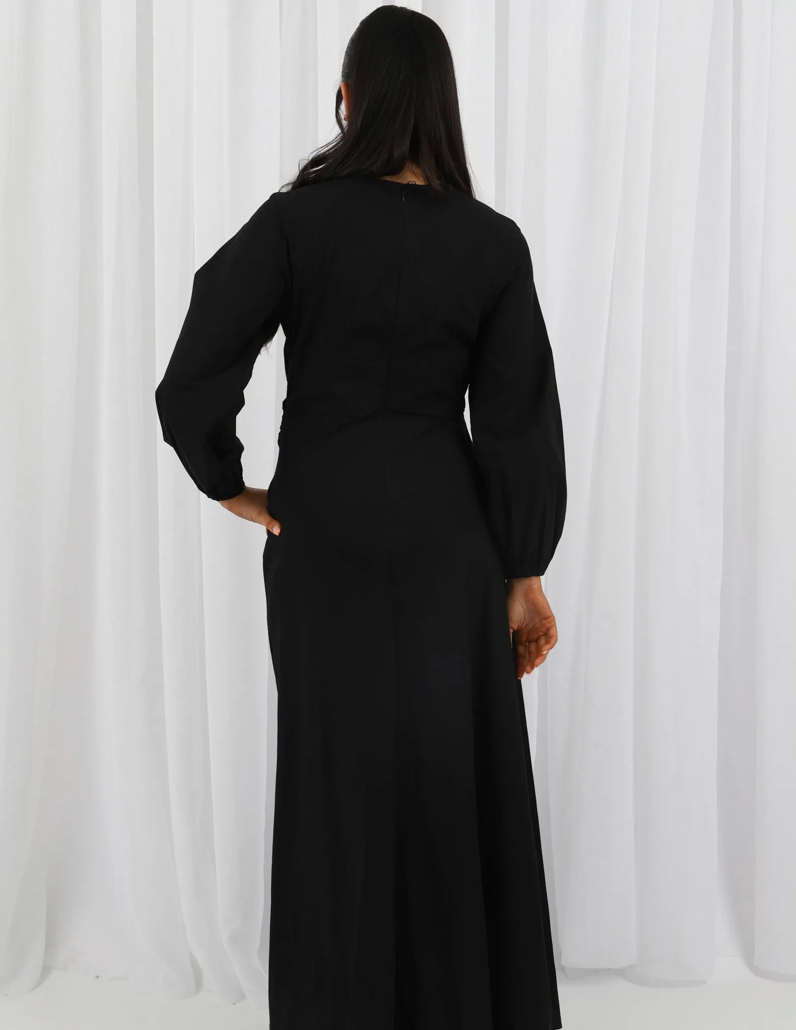 Lydia Cross Front Maxi Dress