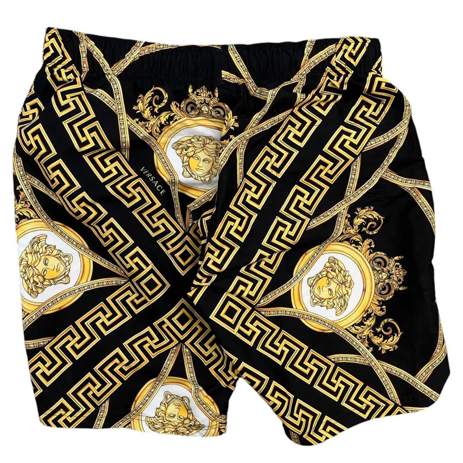 Men's Baroque Logo Swim Shorts Black Size M