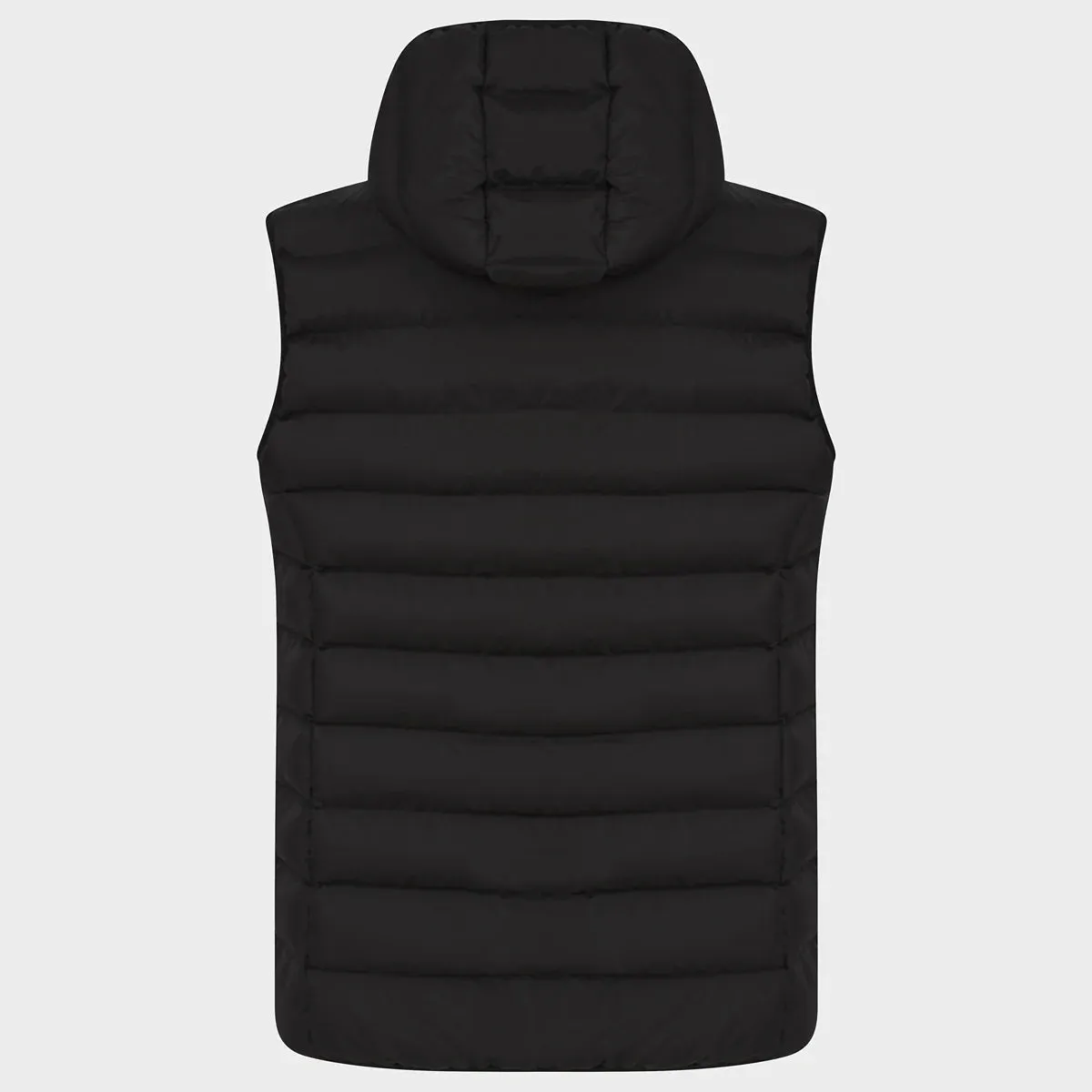 Mens Black Quilted Gilet