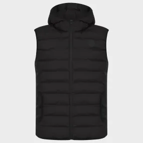 Mens Black Quilted Gilet