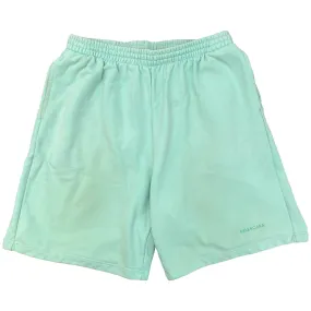 Men's Embroidered Logo Shorts Green Size S