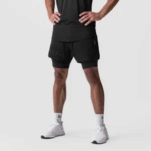 Men's Silver-Lite 2.0 5" Liner Short in Black