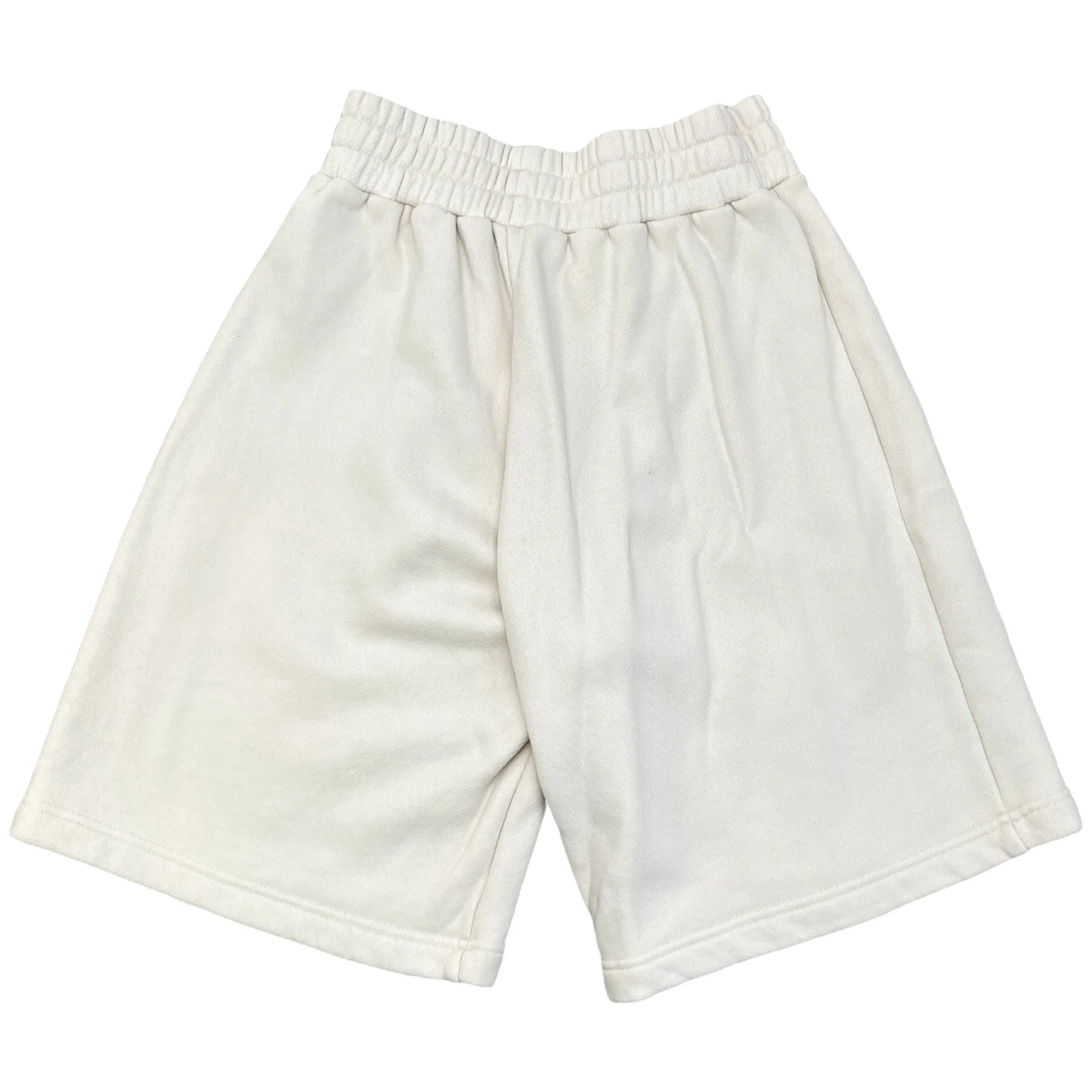 Men's Spray Heart Shorts Cream Size XS