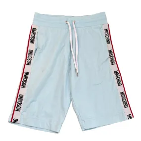 Men's Tape Logo Shorts Blue Size XS