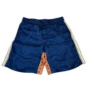 Men's Tape Pattern Shorts Blue Size IT 46 / UK 30