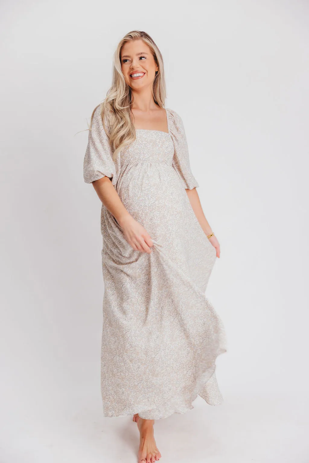 Mona 'Love Story' Maxi Dress - Bump Friendly and Inclusive Sizing (S-3XL)