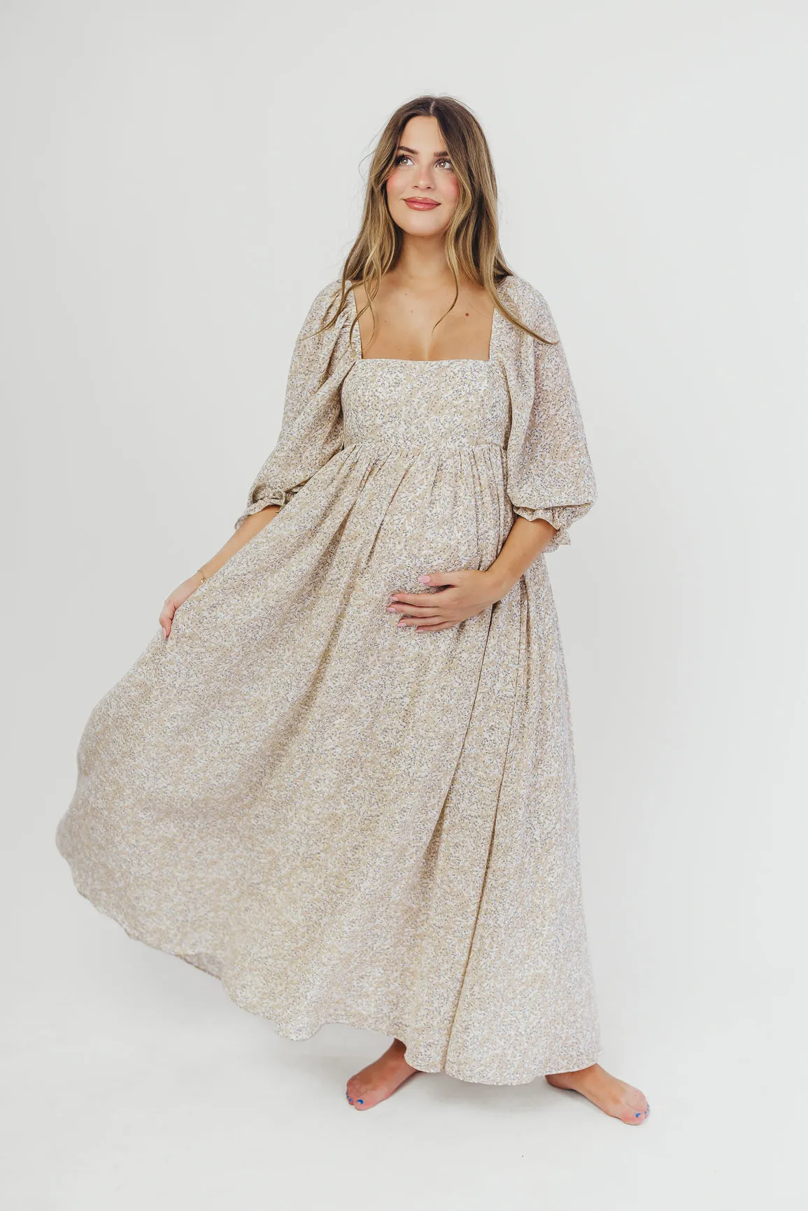 Mona 'Love Story' Maxi Dress - Bump Friendly and Inclusive Sizing (S-3XL)