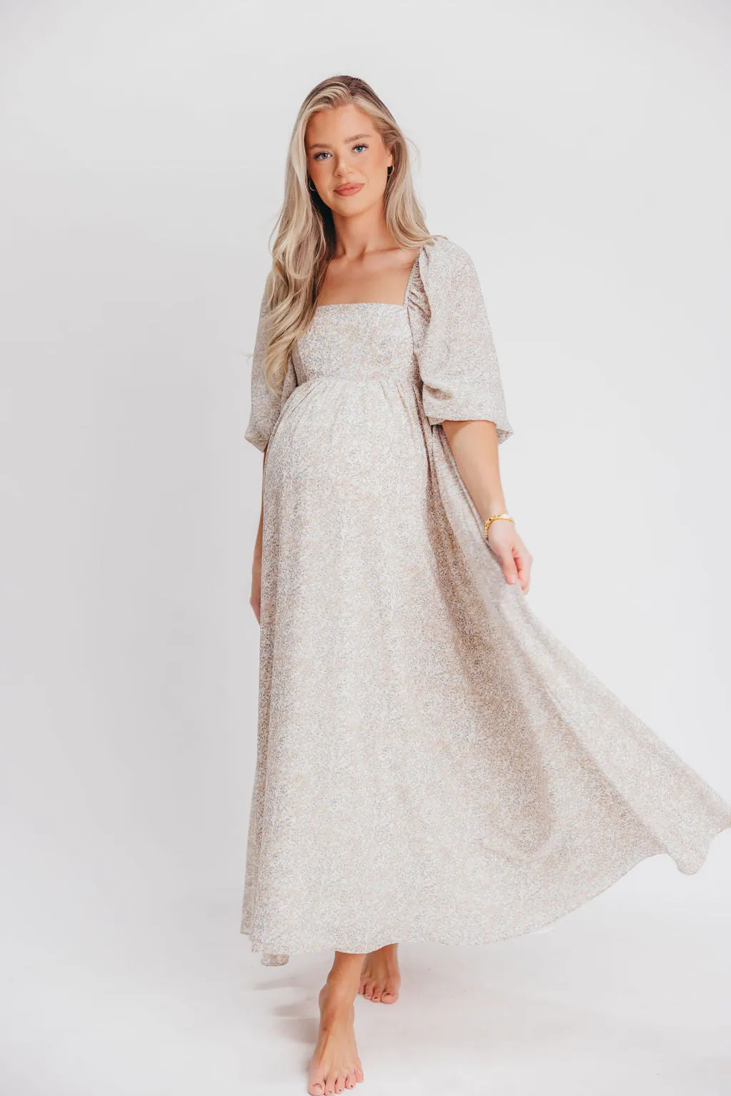 Mona 'Love Story' Maxi Dress - Bump Friendly and Inclusive Sizing (S-3XL)