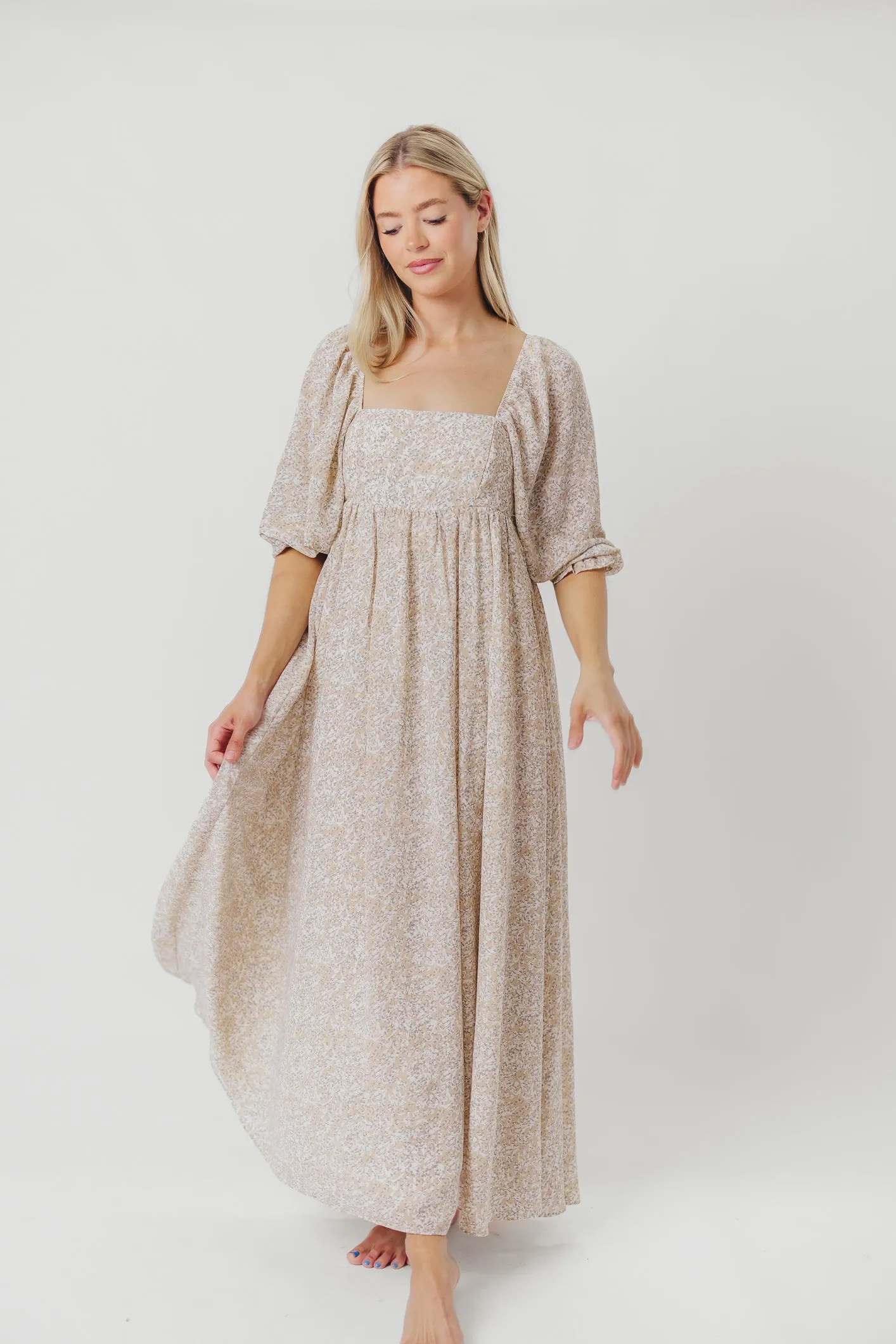 Mona 'Love Story' Maxi Dress - Bump Friendly and Inclusive Sizing (S-3XL)